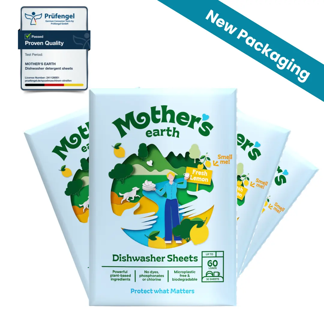 Eco-Friendly Dishwasher Sheets Mother's Earth
