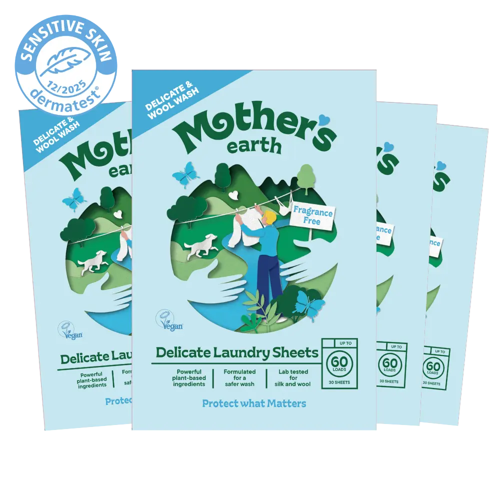 Laundry Detergent Sheet - Silk & Wool Mother's Earth Worldwide