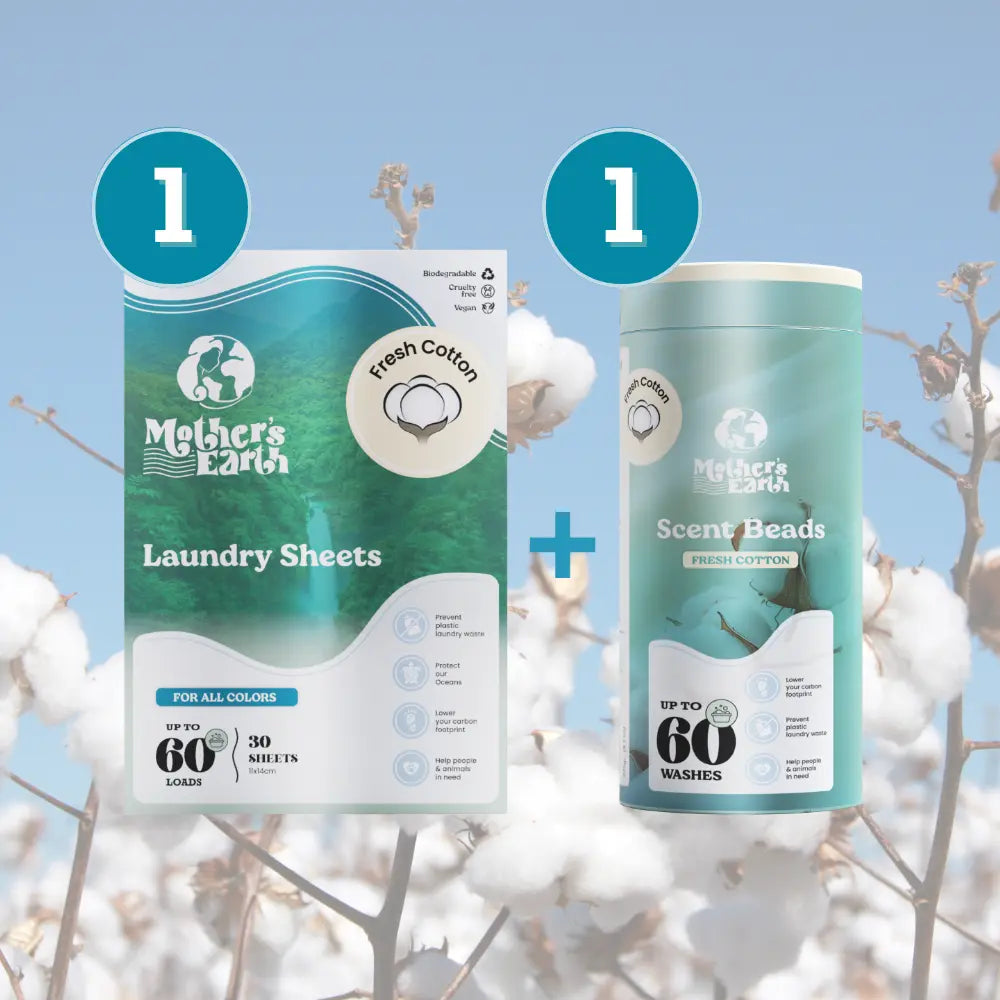 Eco-Friendly Laundry Sheets + Scent Beads Value Bundle Mother's Earth