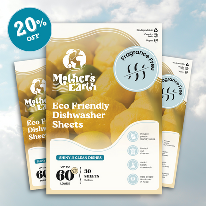 Dishwasher Sheets | 180 Washes + Free Gifts Mother's Earth