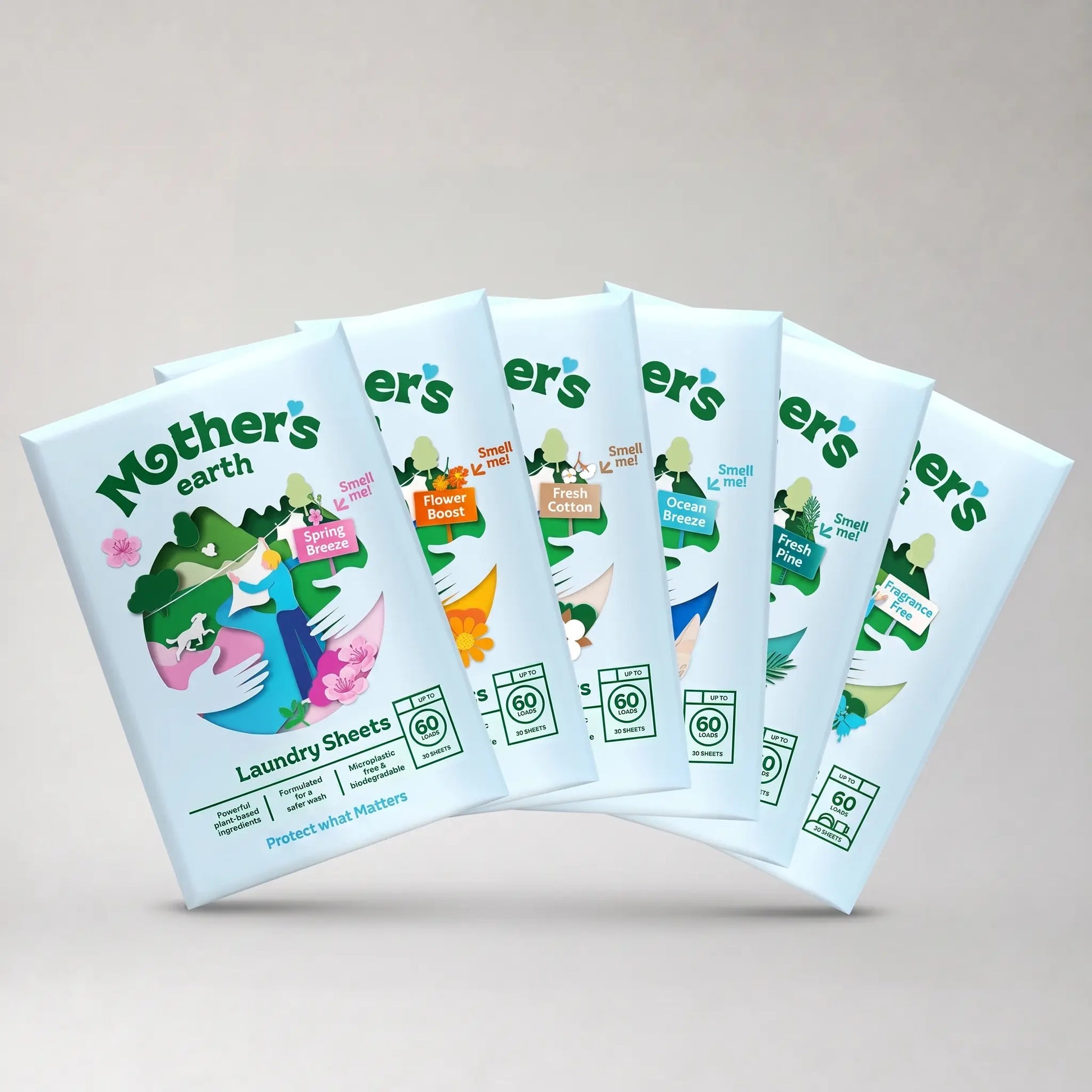 Eco-Friendly Laundry Sheets Mother's Earth