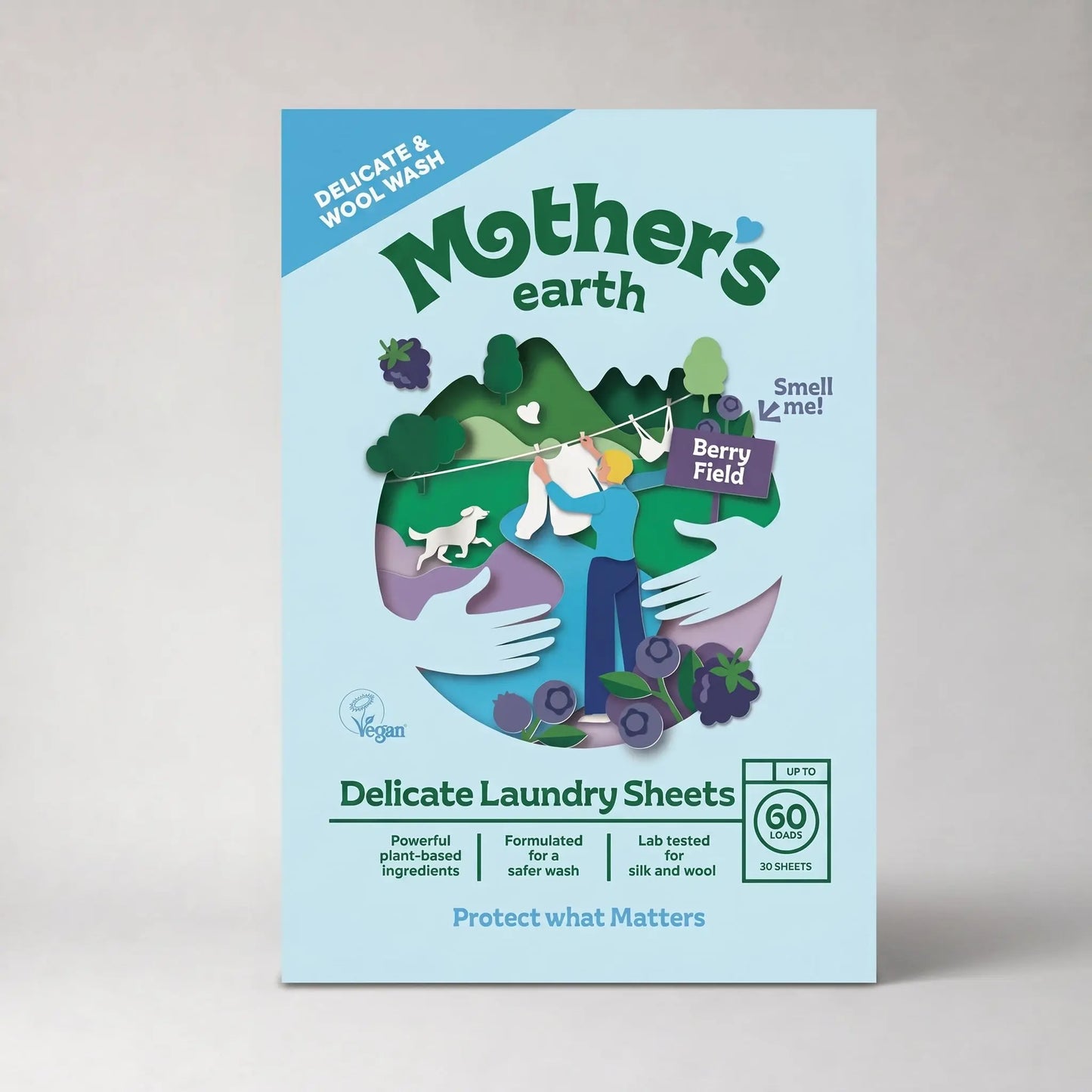 Eco-friendly Laundry Sheet – For Silk & Wool Mother's Earth Worldwide