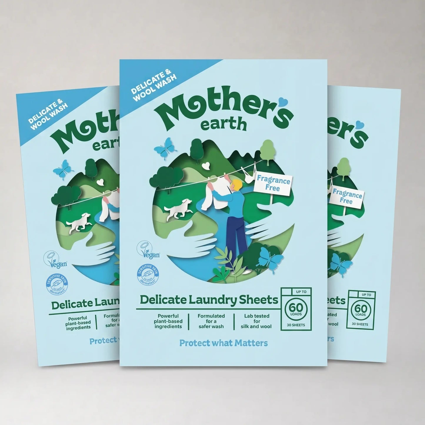 Eco-friendly Laundry Sheet – For Silk & Wool Mother's Earth Worldwide