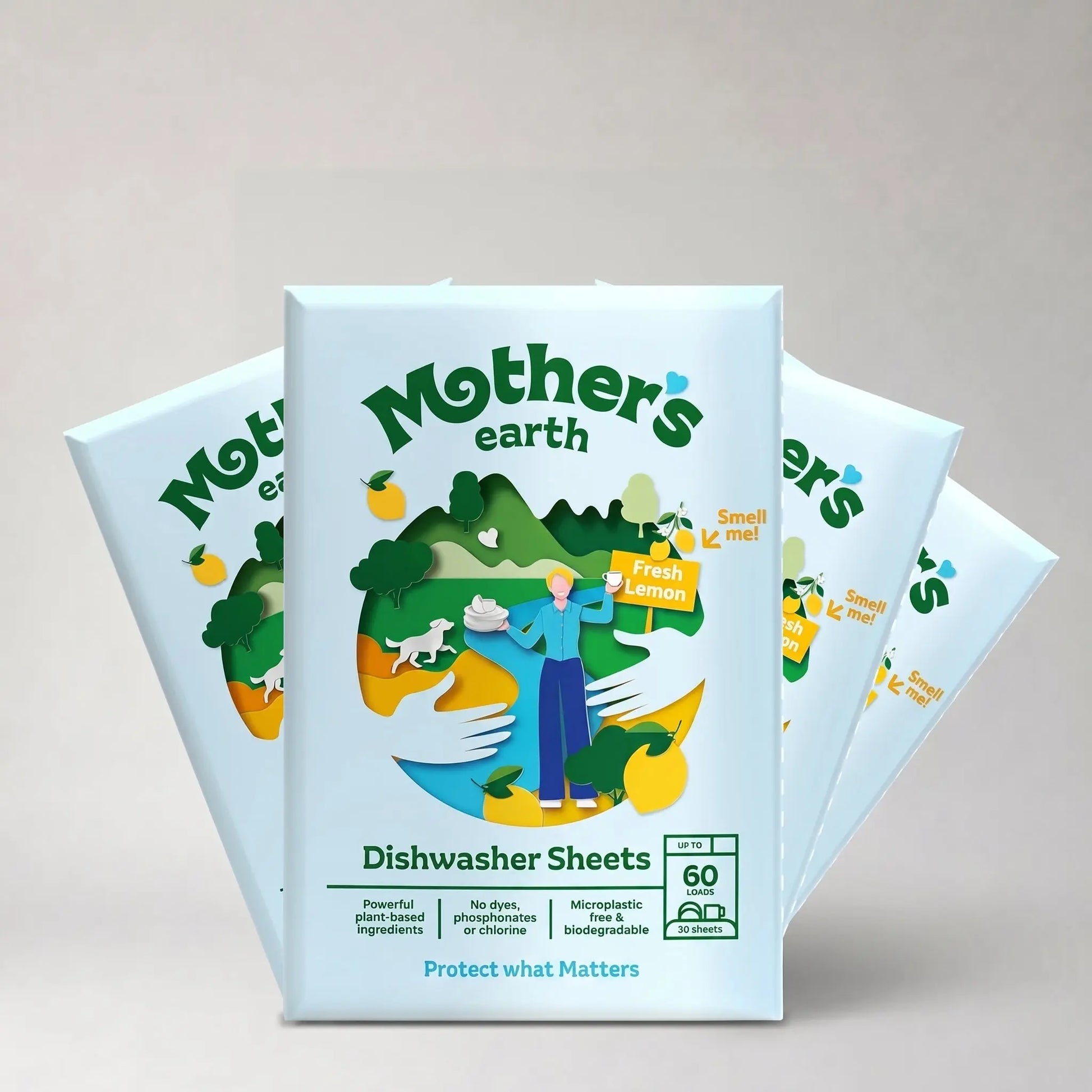 Eco-Friendly Dishwasher Sheets Mother's Earth