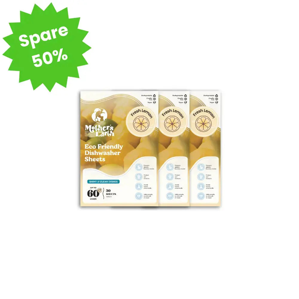 Einmalige Aktion | Umweltfreundliche Spülmaschinen-Blätter Mother's Earth