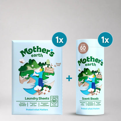 Eco-Friendly Laundry Sheets + Scent Beads Mother's Earth