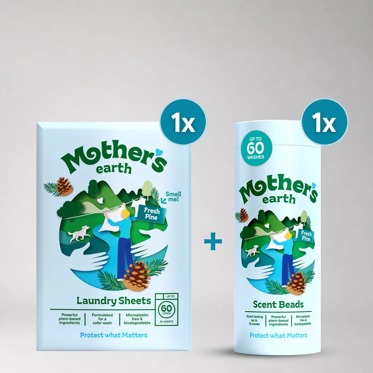 Eco-Friendly Laundry Sheets + Scent Beads Mother's Earth