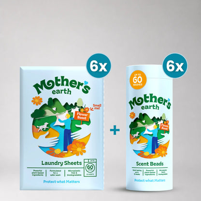 Eco-Friendly Laundry Sheets + Scent Beads Mother's Earth