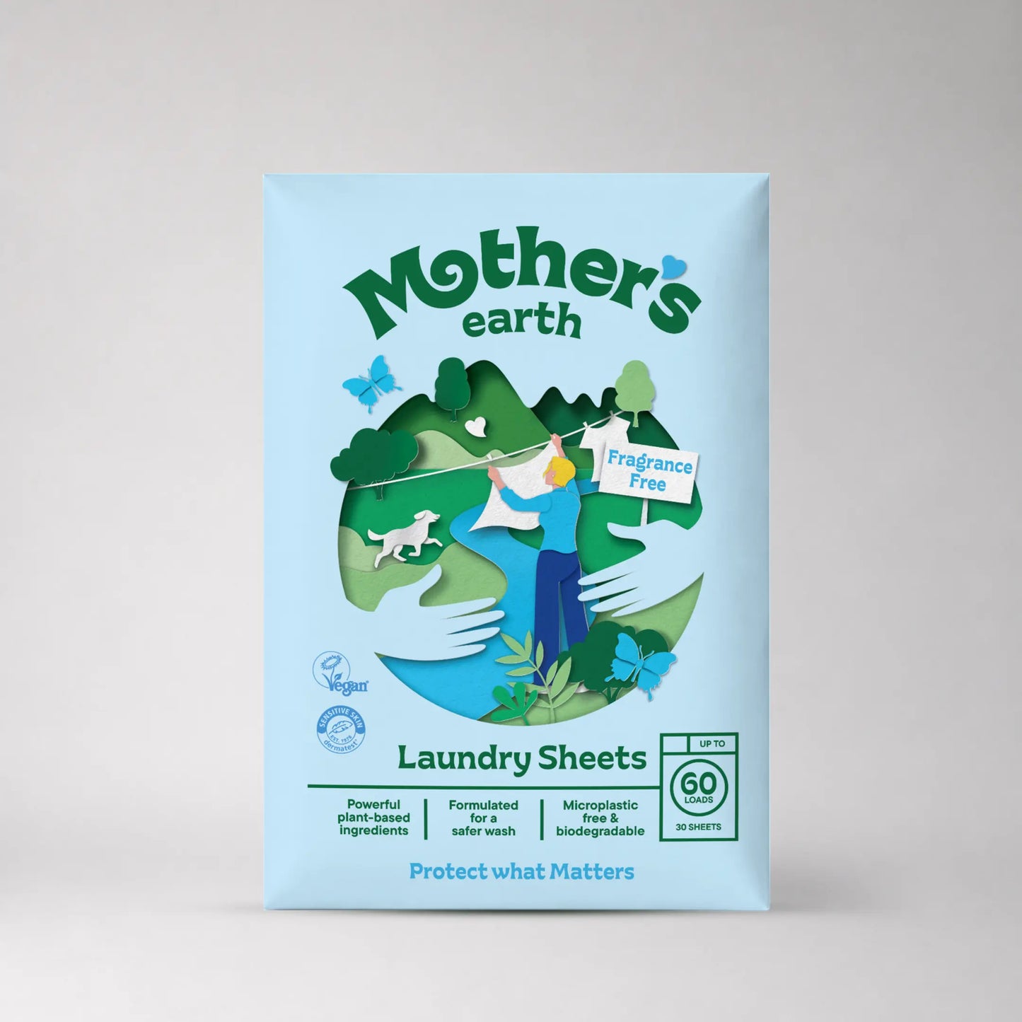 Eco-Friendly Laundry Sheets Mother's Earth