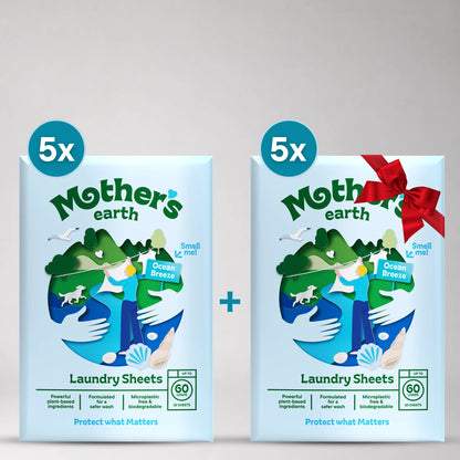 Eco-Friendly Laundry Sheets (1,4,10) Mother's Earth
