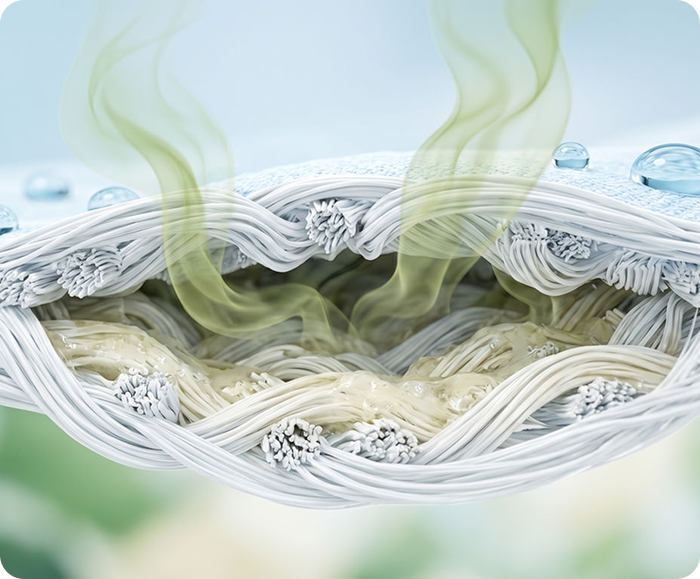 The Sour Smell Is Trapped Deep in the Fabric