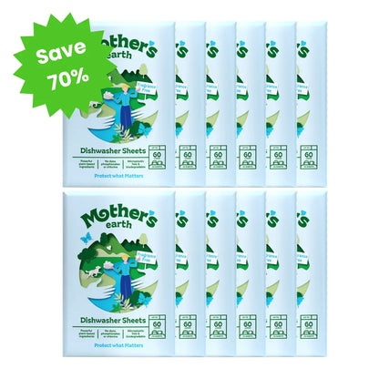One-time Offer | Eco-friendly Dishwasher Sheets Mother's Earth