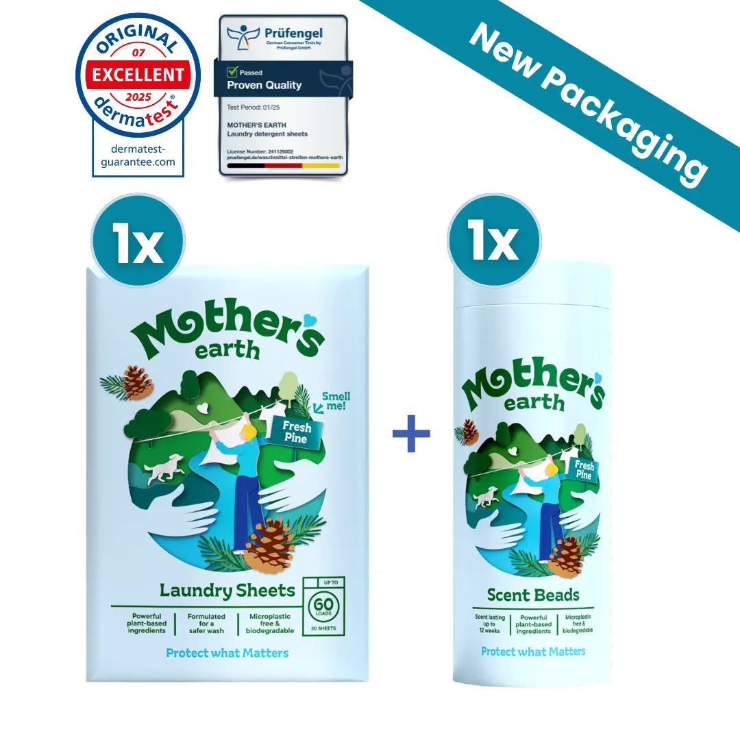 Eco-Friendly Laundry Sheets + Scent Beads Mother's Earth