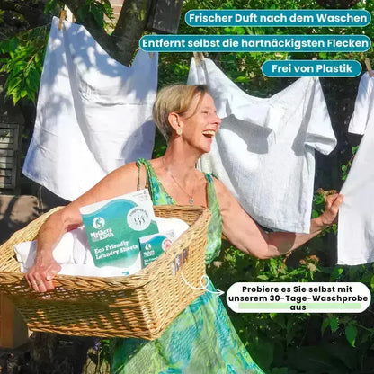 Einmalige Aktion | Umweltfreundliche Waschmittel-Blätter Mother's Earth