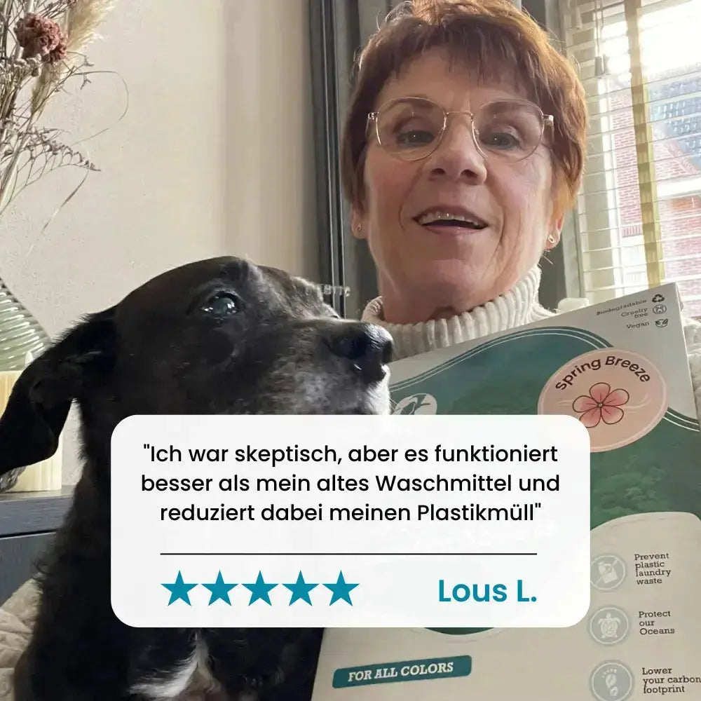 Einmalige Aktion | Umweltfreundliche Waschmittel-Blätter Mother's Earth