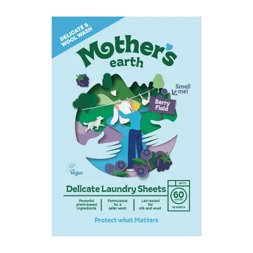 Laundry Detergent Sheet - Silk & Wool (Gift) Mother's Earth Worldwide