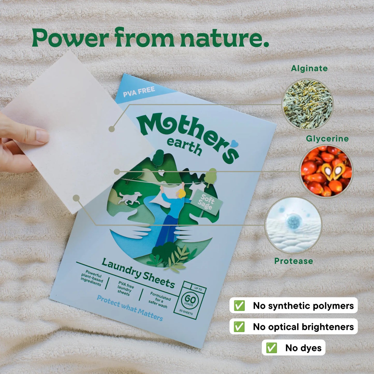 Europe's First PVA-Free Laundry Strip Mother's Earth EU