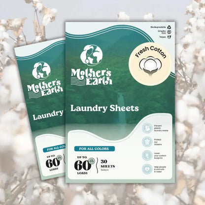 Eco-Friendly Laundry Sheets (NEW SCENT) Mother's Earth