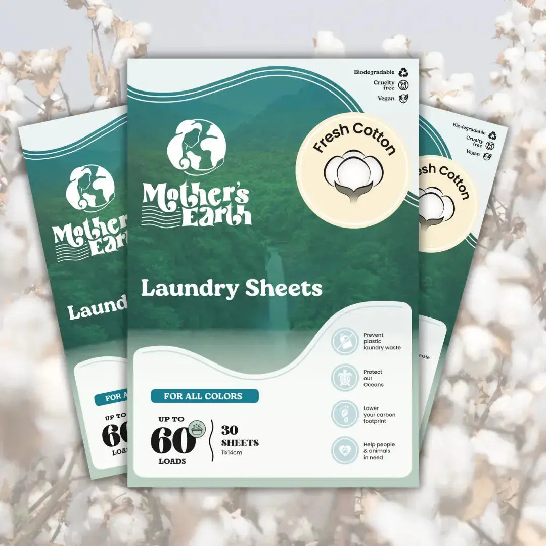 Eco-Friendly Laundry Sheets (NEW SCENT) Mother's Earth