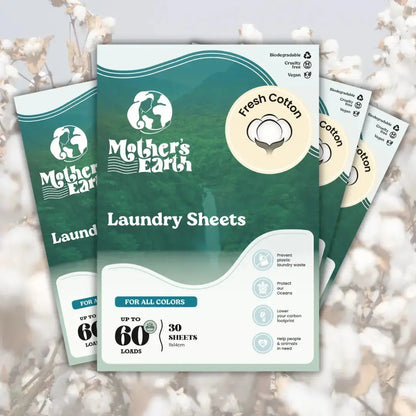 Eco-Friendly Laundry Sheets (NEW SCENT) Mother's Earth