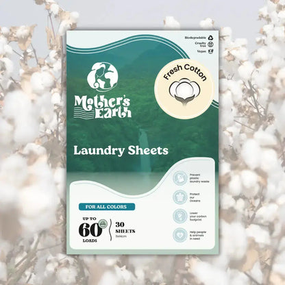 Eco-Friendly Laundry Sheets (NEW SCENT) Mother's Earth