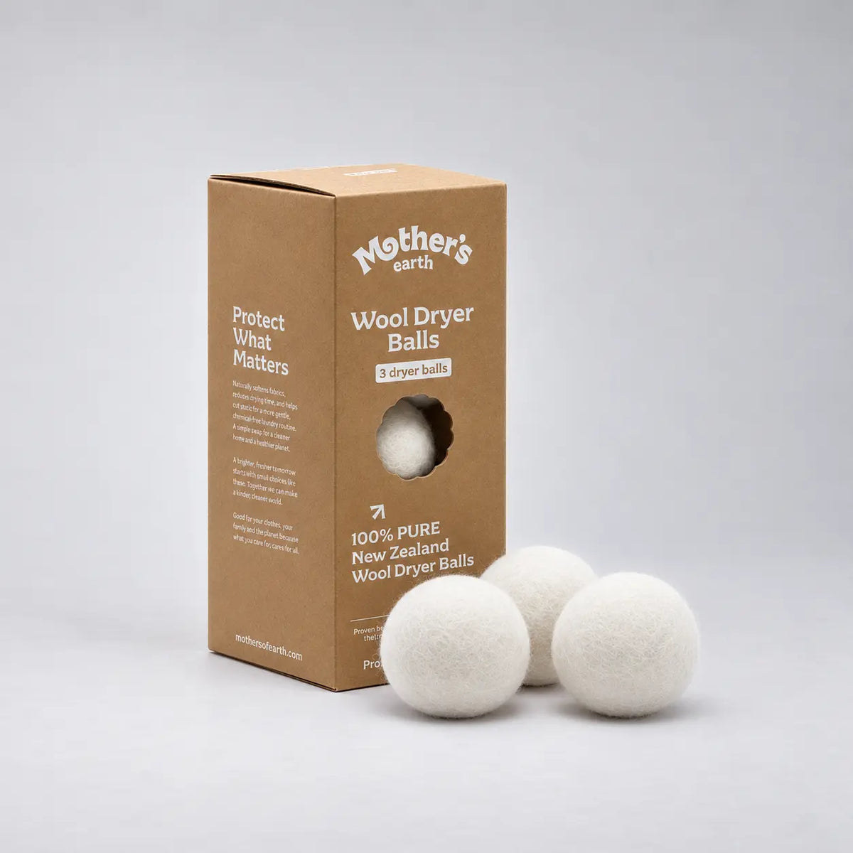 Dryer Balls – 100% New Zealand Wool Mother's Earth Worldwide