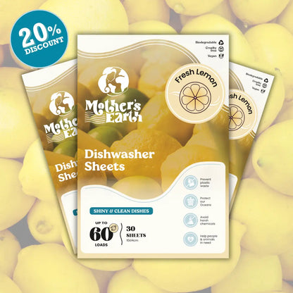 Eco-Friendly Dishwasher Sheets Mother's Earth