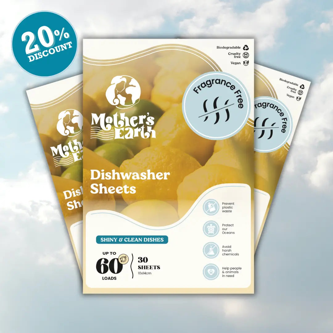 Eco-Friendly Dishwasher Sheets Mother's Earth