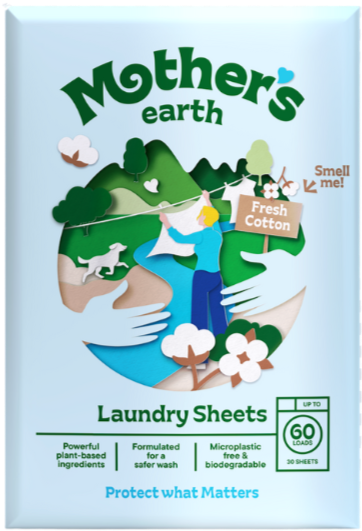 Eco-Friendly Laundry Sheets Mother's Earth