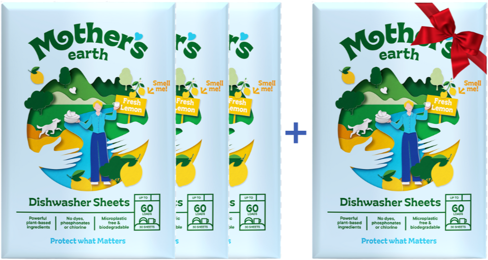Eco-Friendly Dishwasher Sheets Mother's Earth