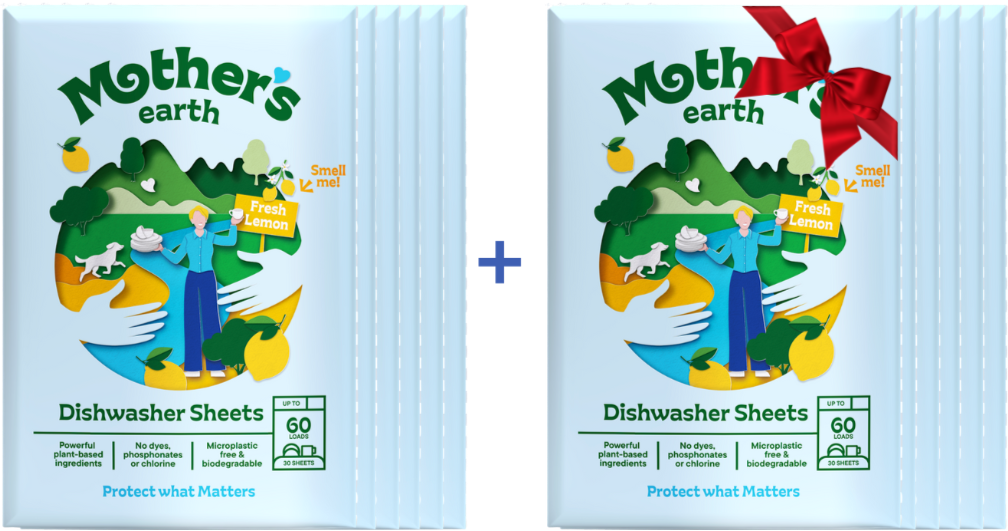 Eco-Friendly Dishwasher Sheets Mother's Earth