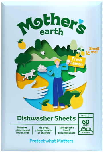 Eco-Friendly Dishwasher Sheets Mother's Earth