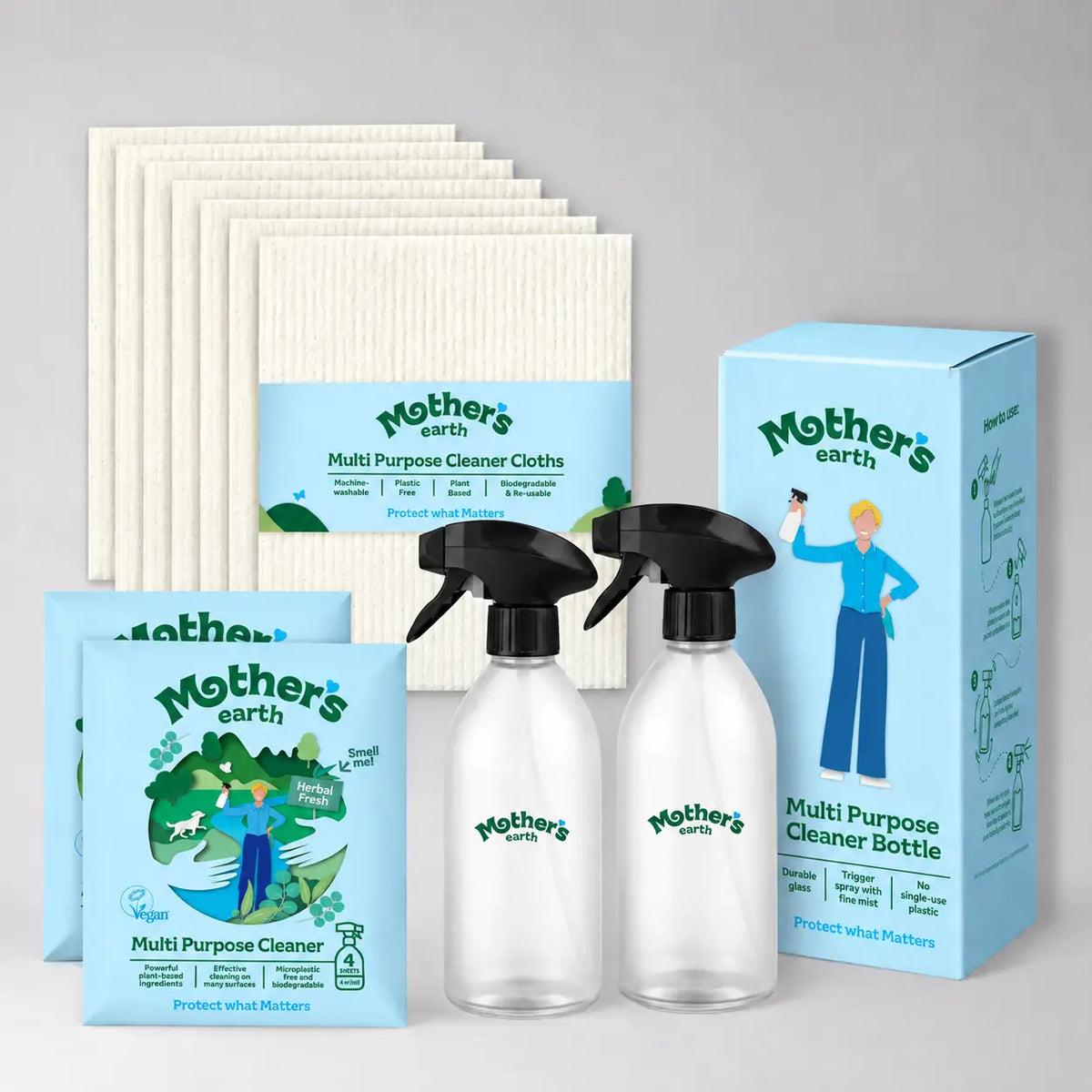 Multipurpose cleaner starter kit Mother's Earth EU