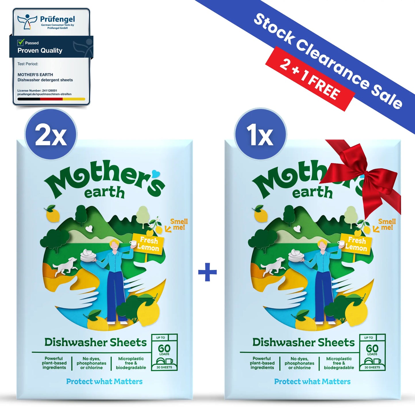 Eco-Friendly Dishwasher Sheets Mother's Earth