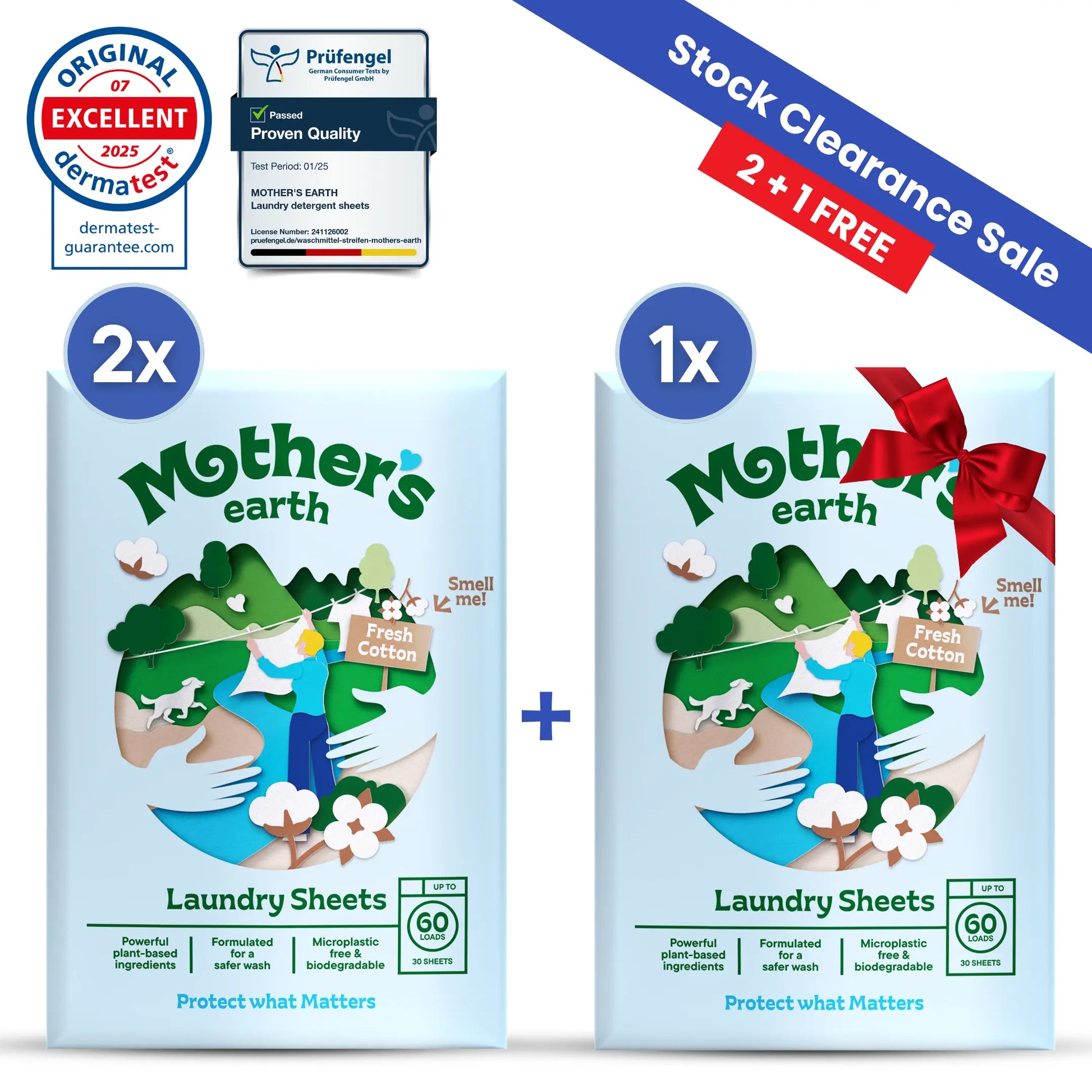Eco-Friendly Laundry Sheets Mother's Earth
