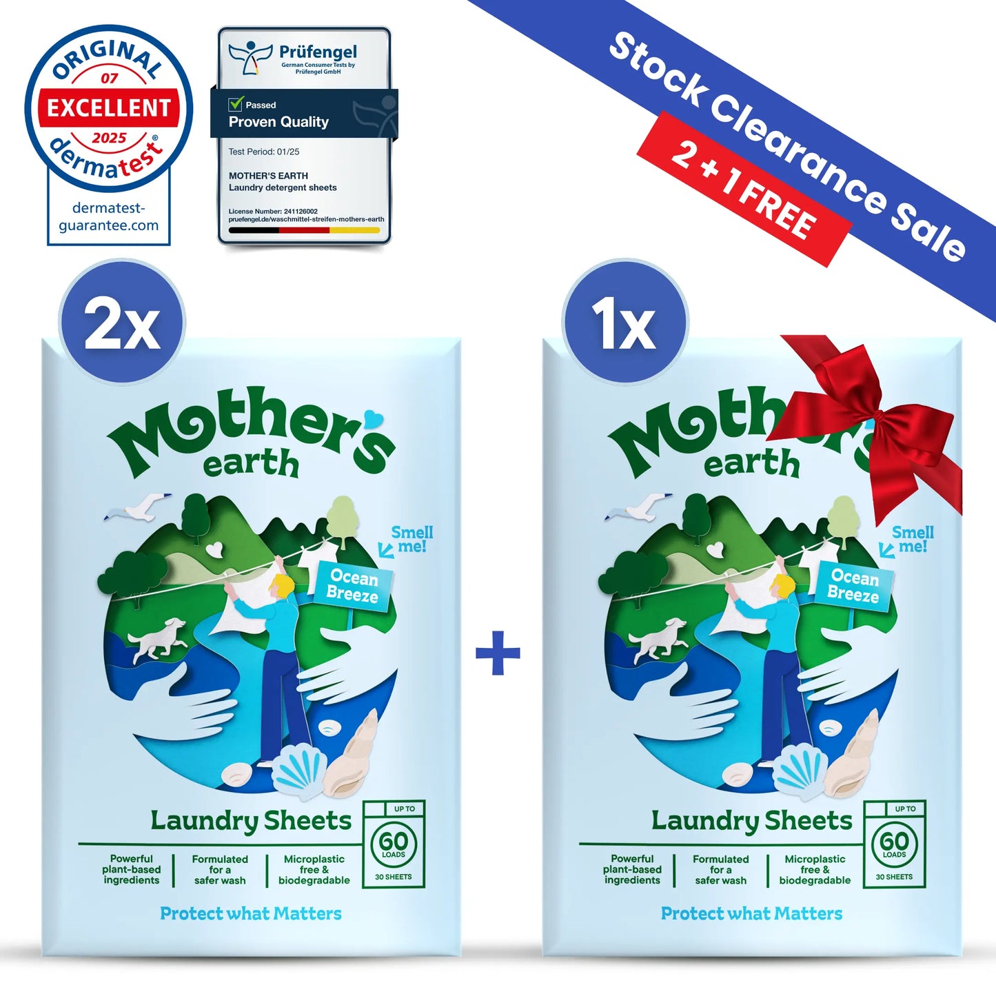 Eco-Friendly Laundry Sheets Mother's Earth