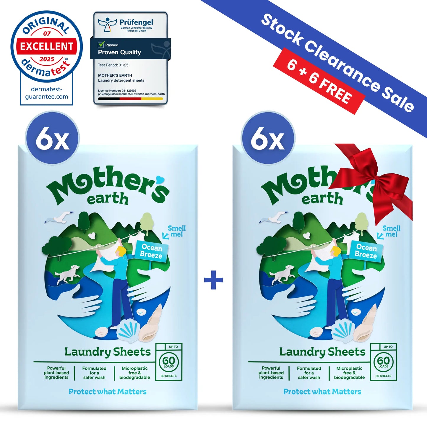 Eco-Friendly Laundry Sheets Mother's Earth