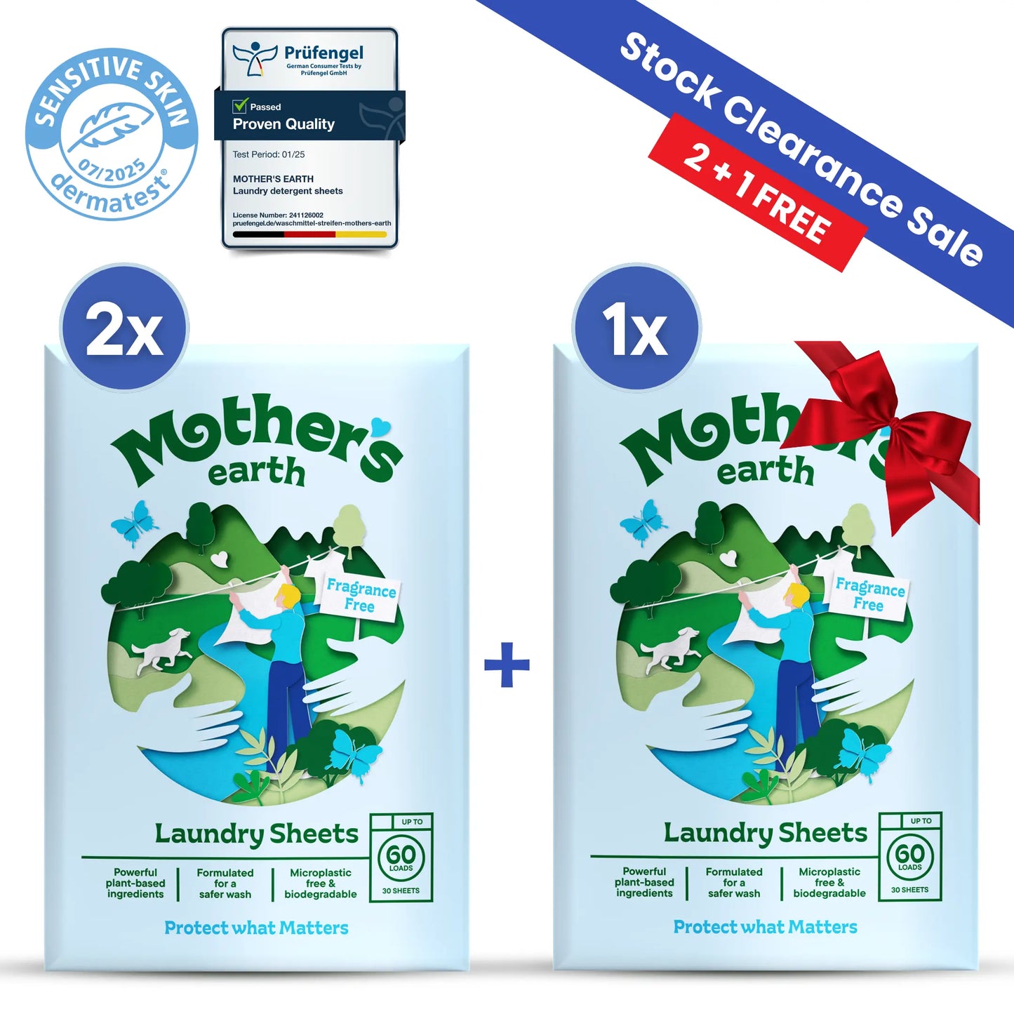 Eco-Friendly Laundry Sheets Mother's Earth