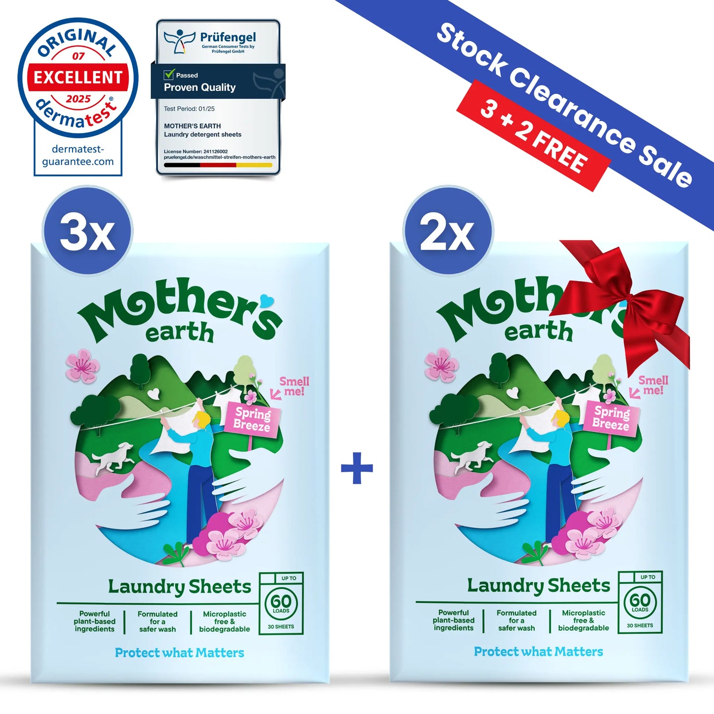 Eco-Friendly Laundry Sheets Mother's Earth