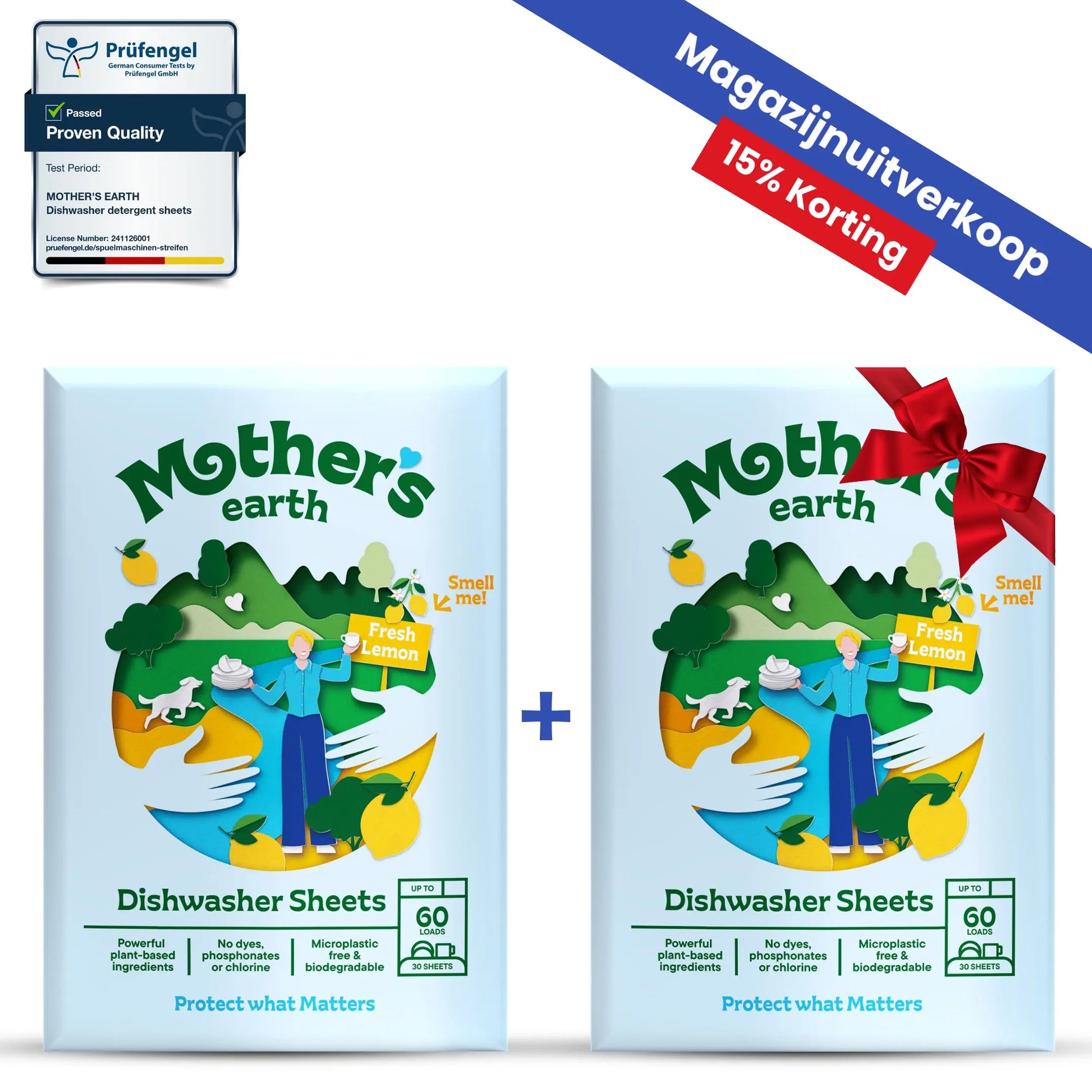 Eco-Friendly Dishwasher Sheets Mother's Earth