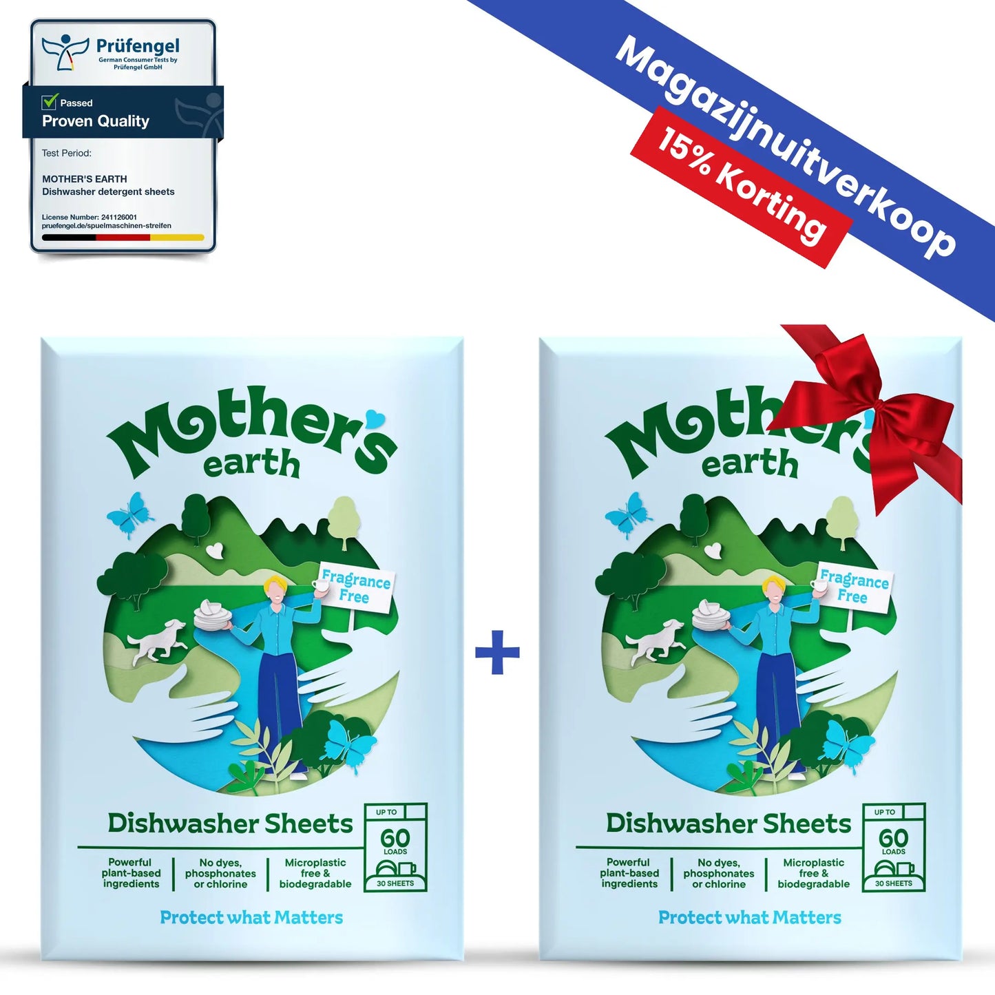 Eco-Friendly Dishwasher Sheets Mother's Earth