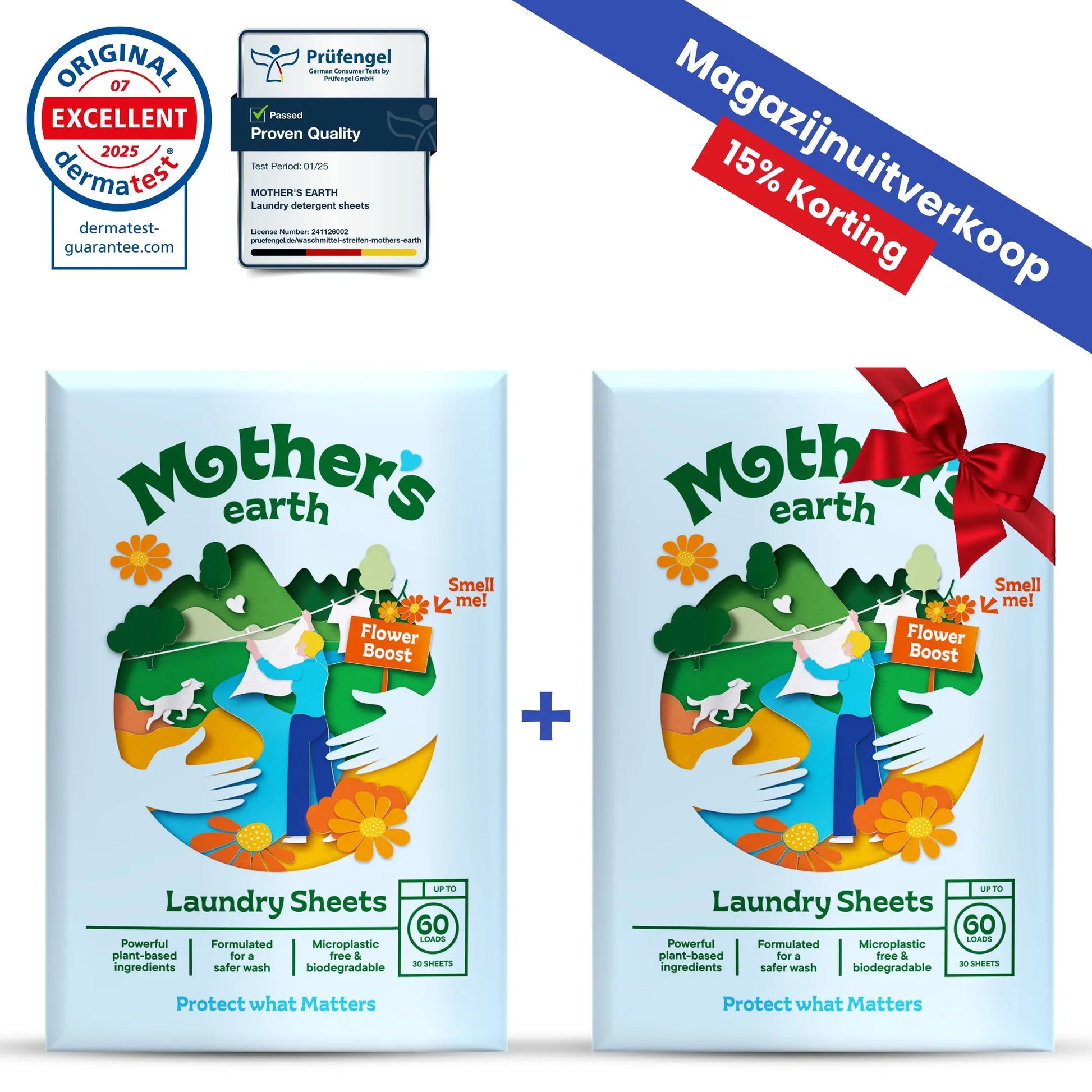 Eco-Friendly Laundry Sheets Mother's Earth