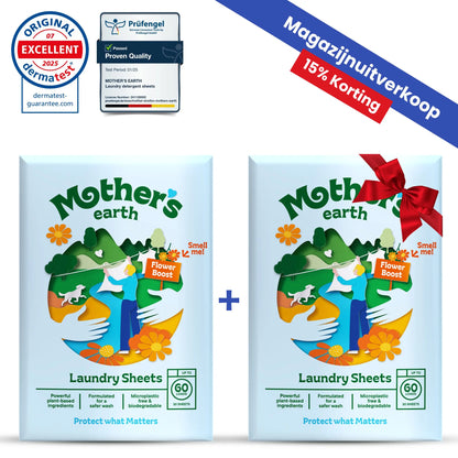 Eco-Friendly Laundry Sheets Mother's Earth
