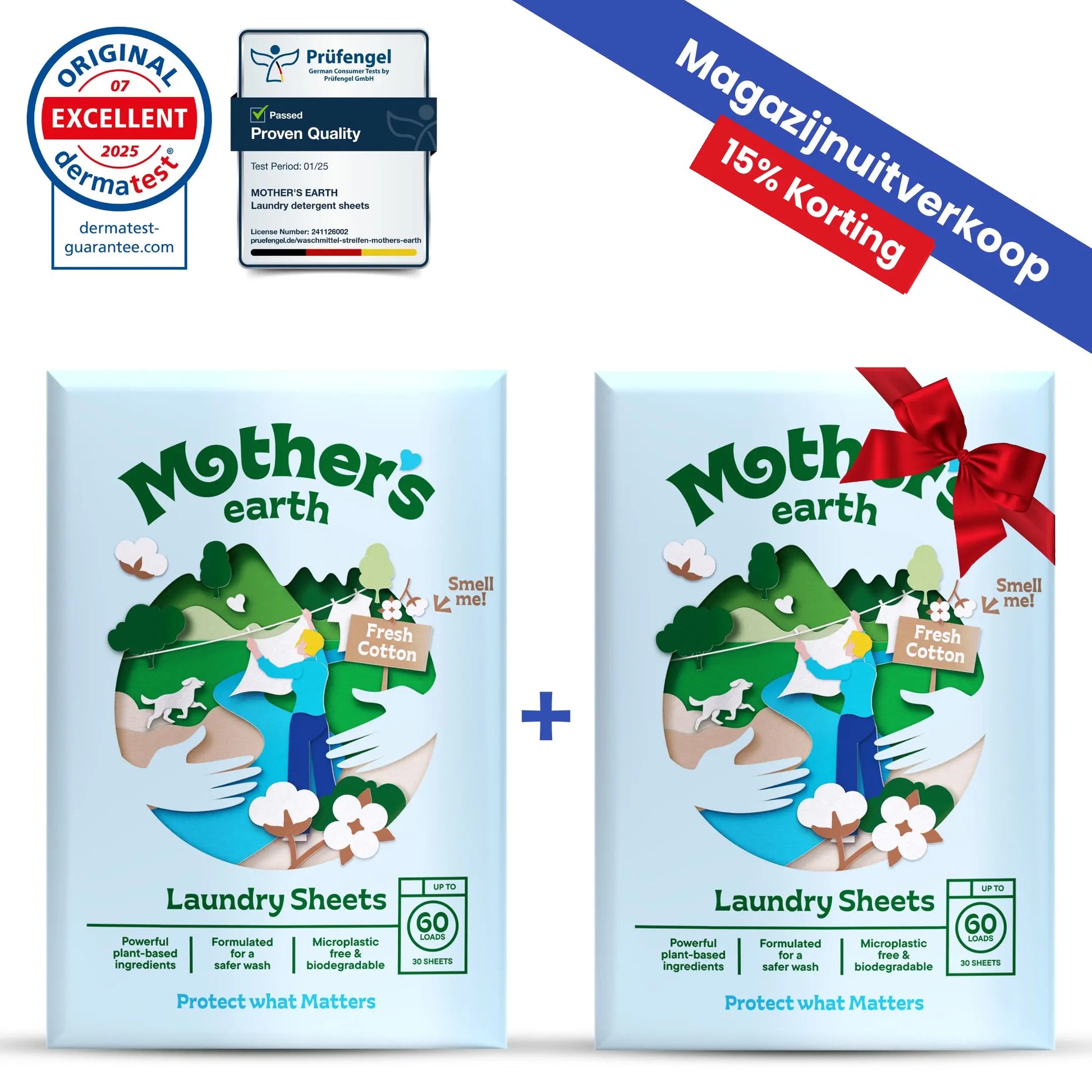 Eco-Friendly Laundry Sheets Mother's Earth