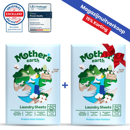 Eco-Friendly Laundry Sheets Mother's Earth