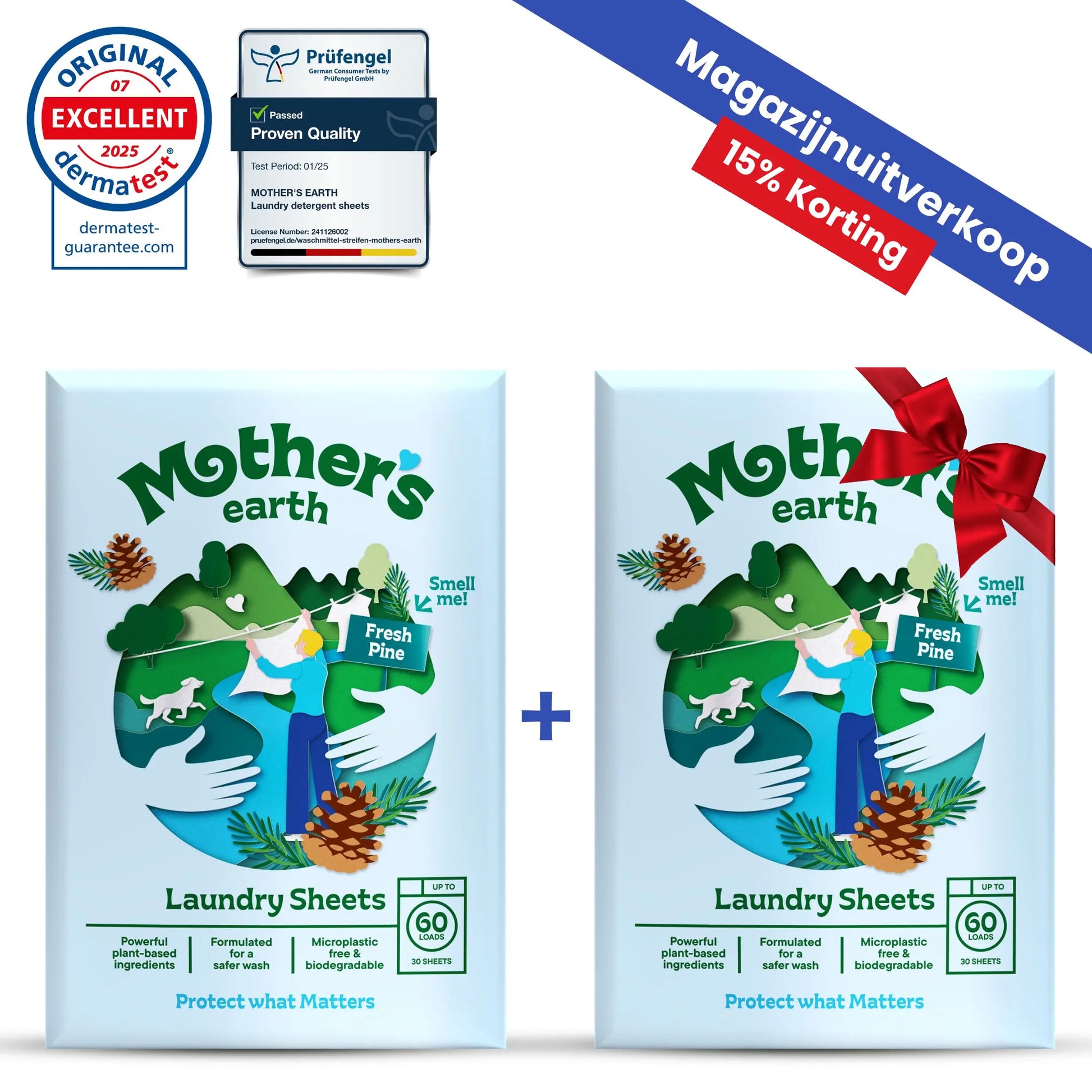 Eco-Friendly Laundry Sheets Mother's Earth