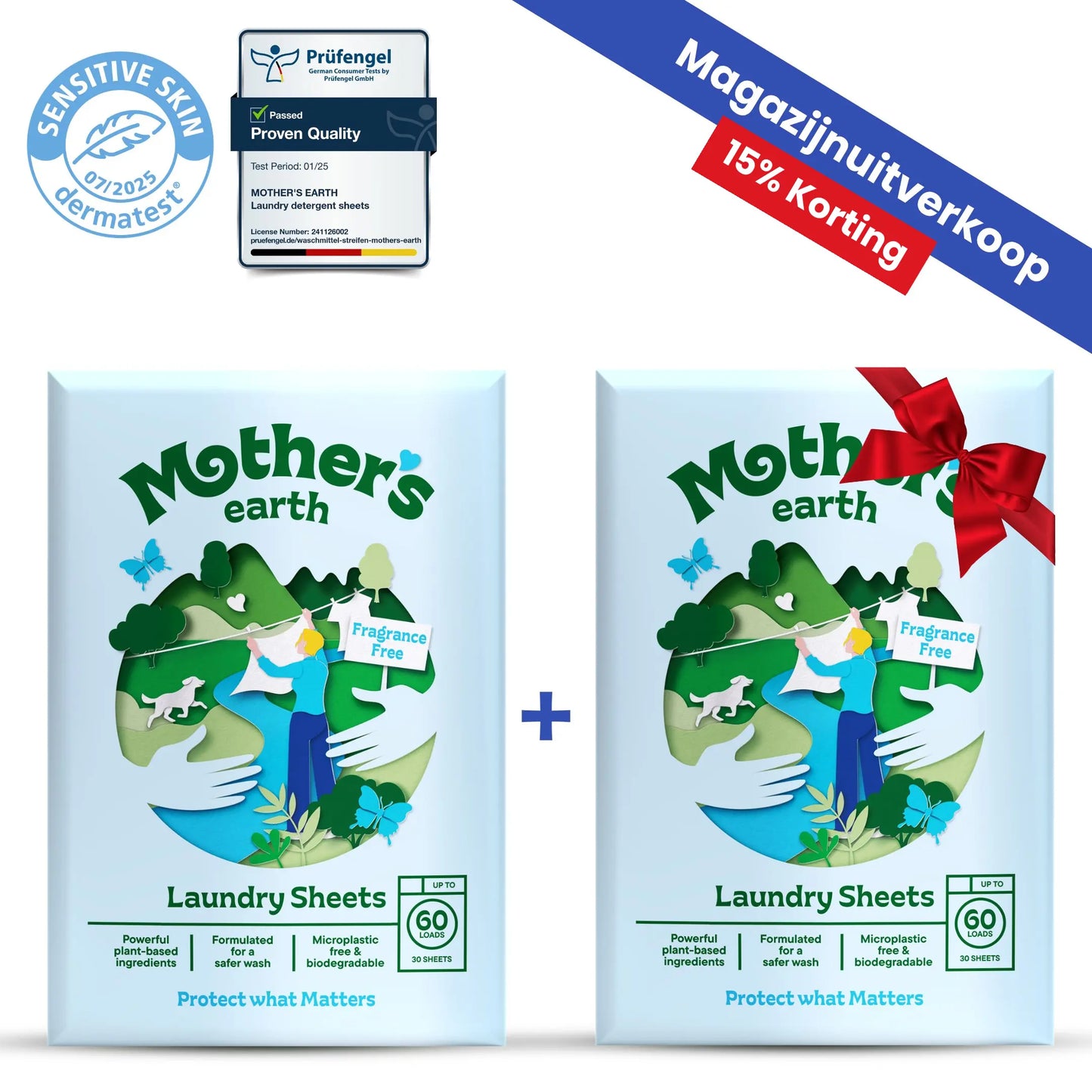 Eco-Friendly Laundry Sheets Mother's Earth