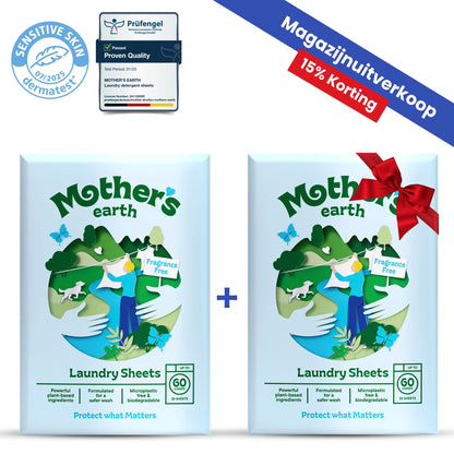 Eco-Friendly Laundry Sheets Mother's Earth