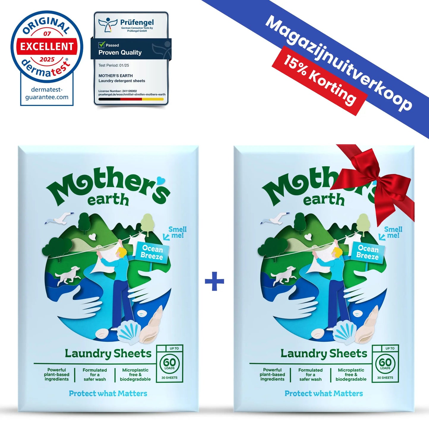Eco-Friendly Laundry Sheets Mother's Earth