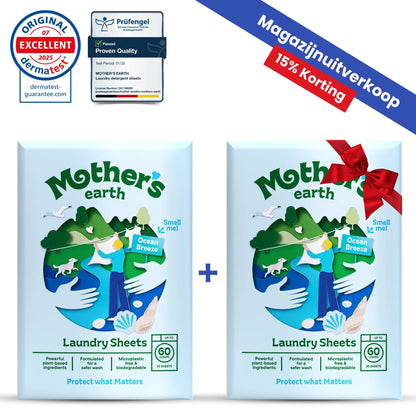 Eco-Friendly Laundry Sheets Mother's Earth